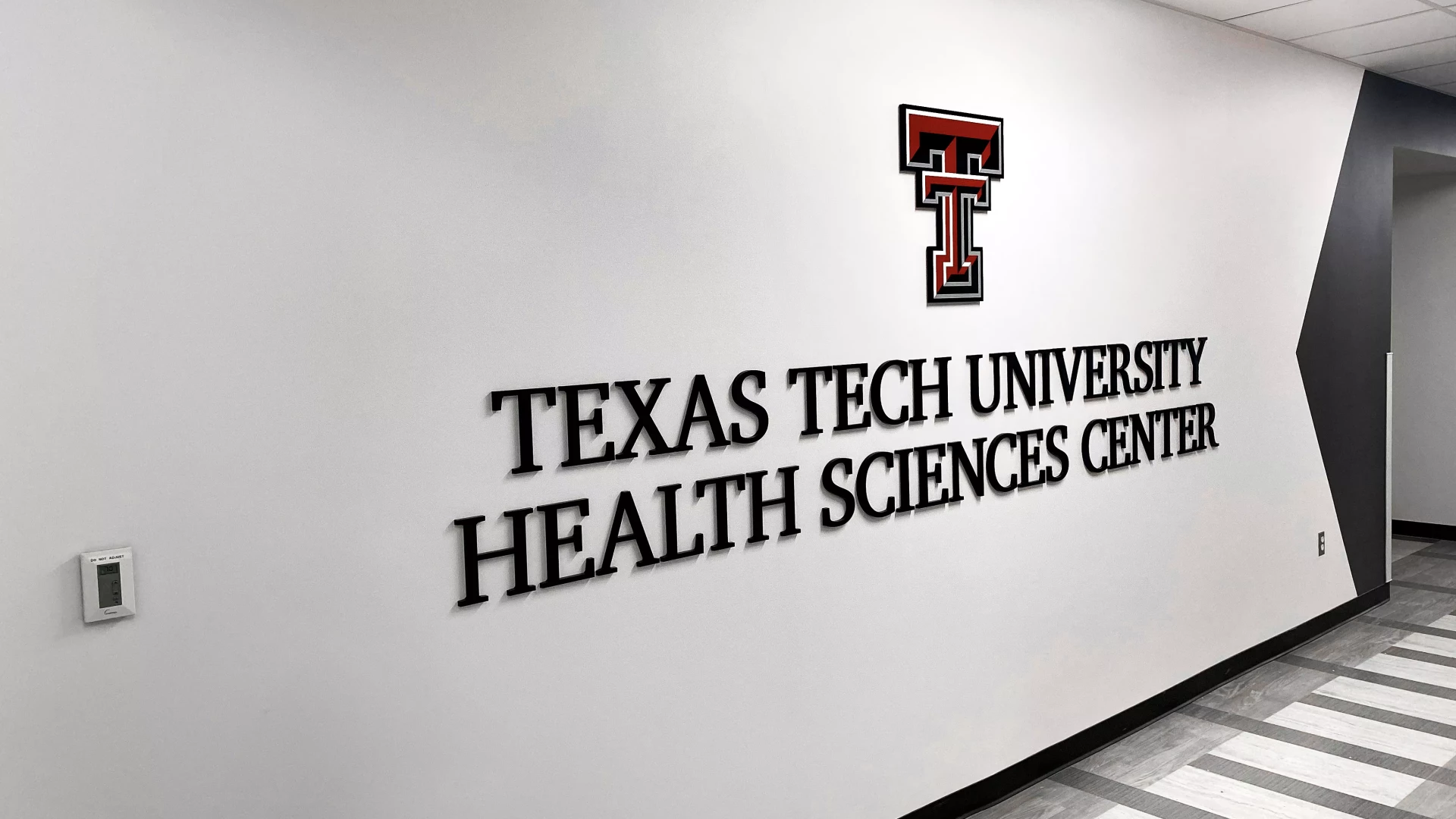 Health science center display.