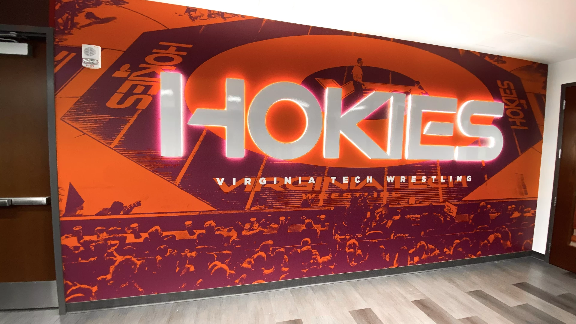 Hokies branding.