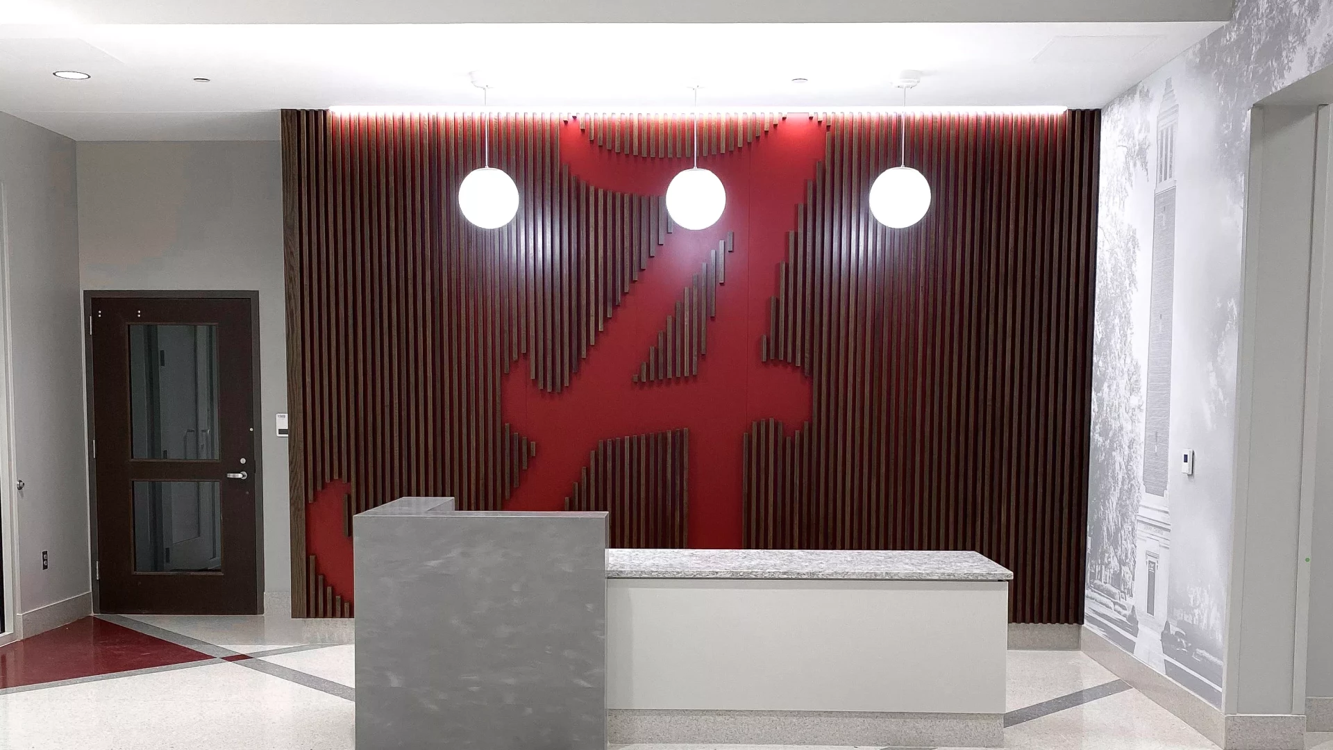Academic reception area.