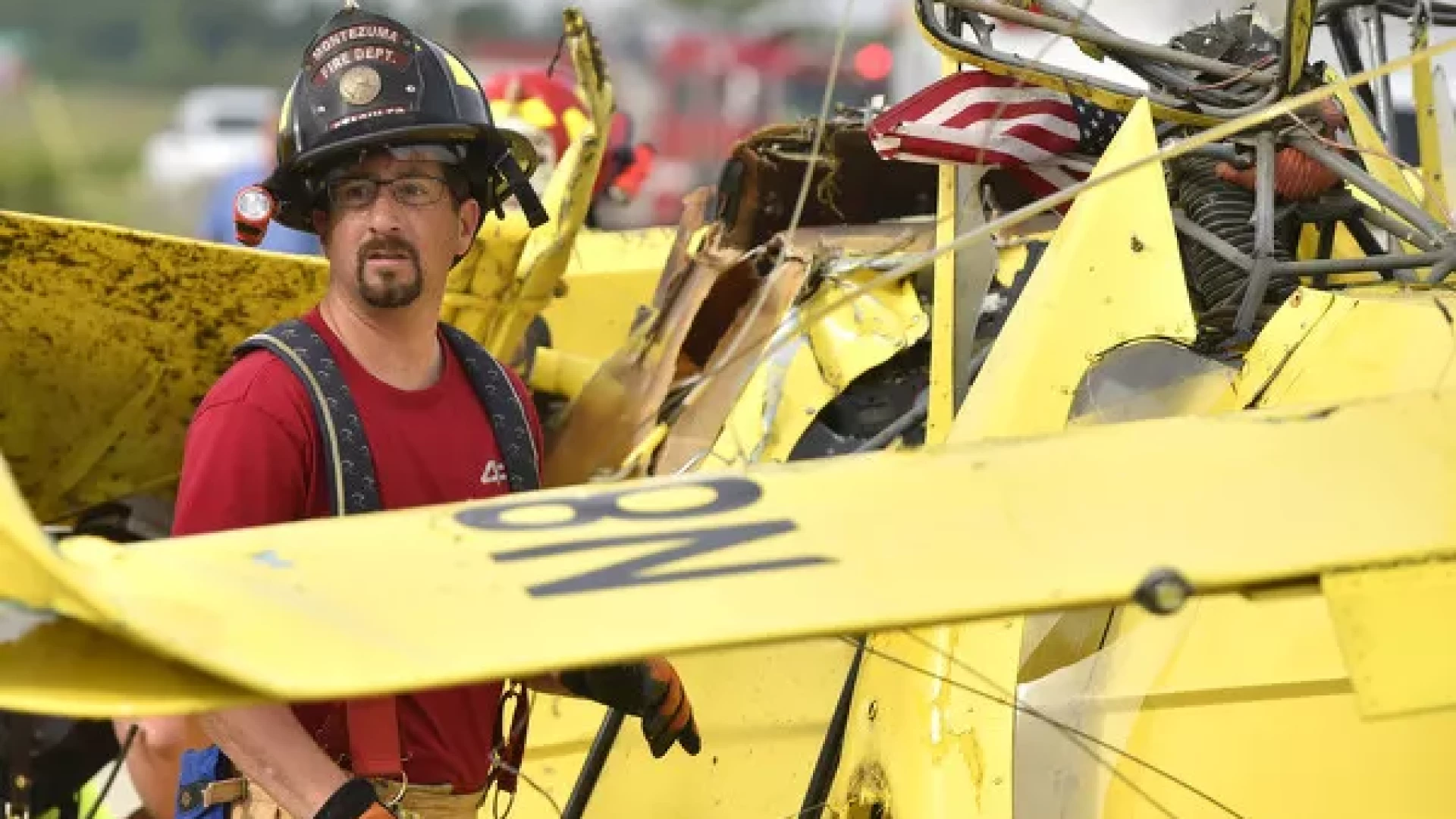 49 employee in action as a volunteer firefighter 