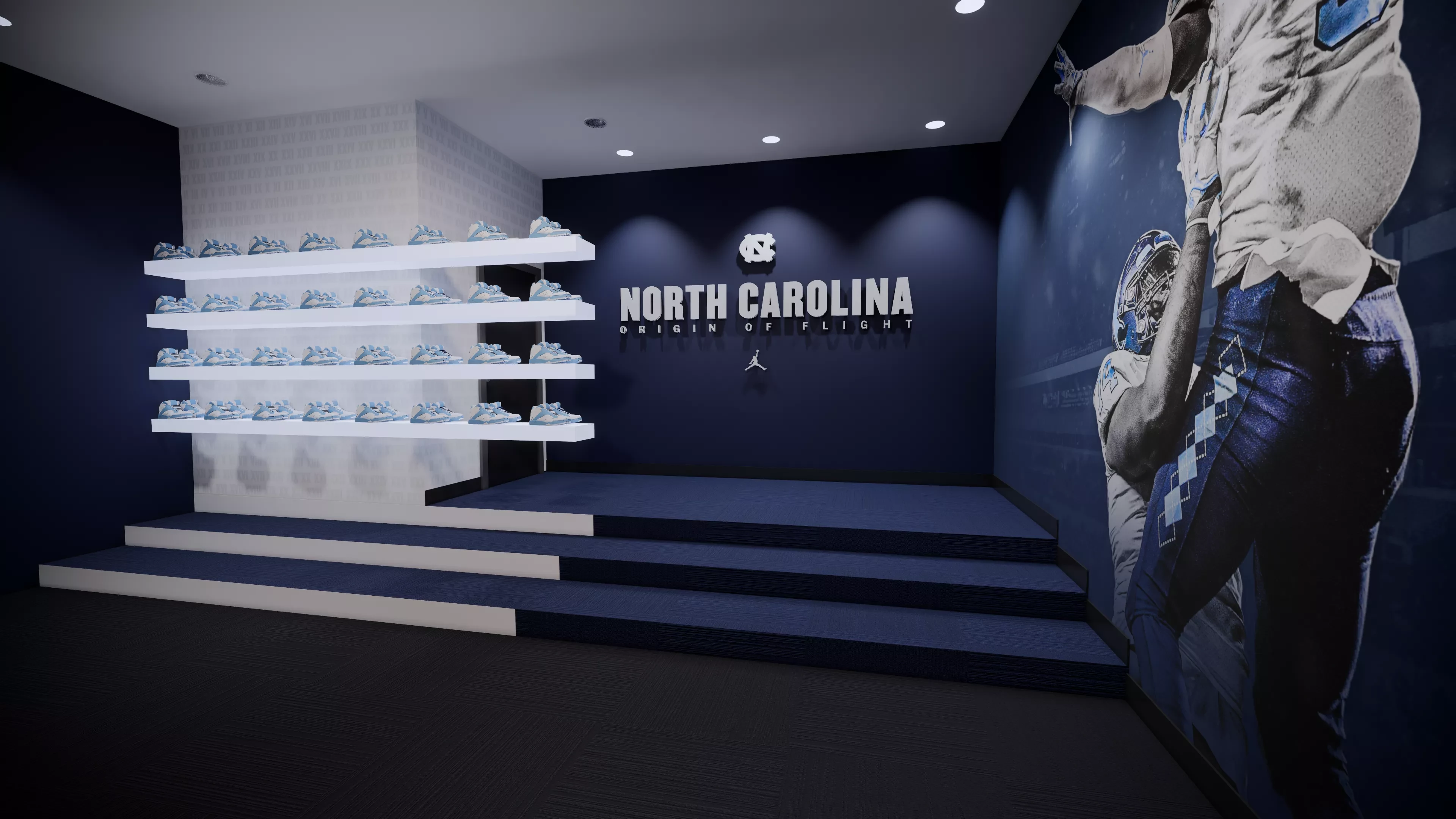 Photo op room rendering.