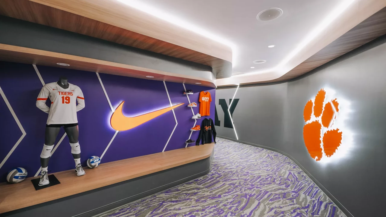 Clemson Volleyball Jervey Performance and Wellness Center
